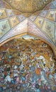 Old fresco in palace Chehel Sotoun