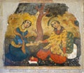 Old fresco in palace Chehel Sotoun