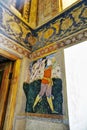 Old fresco in palace Chehel Sotoun