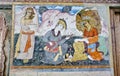 Old fresco in palace Chehel Sotoun