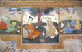 Old fresco in palace Chehel Sotoun