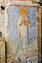 An Old fresco on the wall of St Nicholas church, Demre Royalty Free Stock Photo