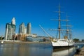 Old frigate. Buenos Aires harbor.