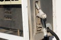 Old fuel pump supply Royalty Free Stock Photo