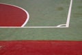 Old futsal court Royalty Free Stock Photo