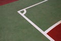 Old futsal court Royalty Free Stock Photo