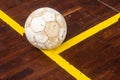 Old futsal court Royalty Free Stock Photo