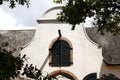 An old gable on the farm Groot Constantia in Cape Town Royalty Free Stock Photo