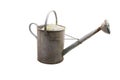 An old galvanized zinc watering can