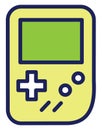 Old gaming console, icon Royalty Free Stock Photo