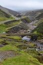 View of Lead Smelting Mill at Old Gang on Reeth High Moor, Yorkshire UK 