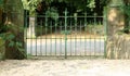 Old garden gates Royalty Free Stock Photo