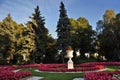 Old garden in Moscow Kremlin. UNESCO World Heritage Site. Royalty Free Stock Photo