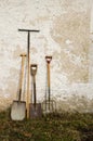 Old gardening tools Royalty Free Stock Photo