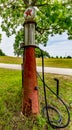 Old Gas Pump at Abandoned Store in Texas Royalty Free Stock Photo