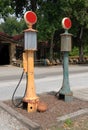 Old gas pumps Royalty Free Stock Photo