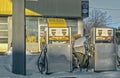 Old gas pumps Royalty Free Stock Photo