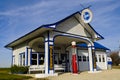 Old gas station Royalty Free Stock Photo