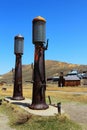 Bodie State Historic Park, Eastern Sierra Nevada, Old Gas Station in Ghost Town of Bodie, Mono County, California, USA Royalty Free Stock Photo