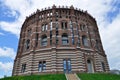 Old gasometer in Vienna, Austria Royalty Free Stock Photo