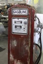 An old Gasstation only for Oldtimers? Royalty Free Stock Photo