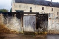 The old gate and the wicket of the former city poor house