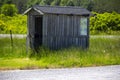 Old gatehouse by the road Royalty Free Stock Photo