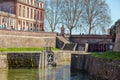 Old gates to Canal du Midi , Toulouse, France