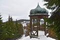 Old gazebo in Beskydy mountains Royalty Free Stock Photo