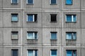 Old gdr building facade - Plattenbau East Berlin Royalty Free Stock Photo