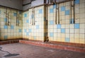Old GDR shower room Royalty Free Stock Photo