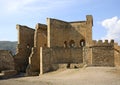 Old Genoese fortress XI century in Sudak. Crimea. Ukraine Royalty Free Stock Photo