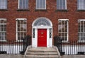Old Georgian brick townhouse Royalty Free Stock Photo