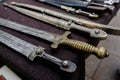 Old Georgian swords and daggers