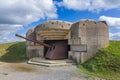 Old German cannon at Longues-Sur-Mer - Normandy France Royalty Free Stock Photo