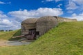 Old German cannon at Longues-Sur-Mer - Normandy France Royalty Free Stock Photo