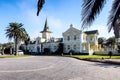 Old German colonial building in Swakopmund, Namibia