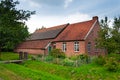 Old german country red house