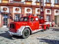 Old german fire brigade car - Magirus Deutz Royalty Free Stock Photo
