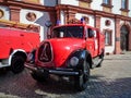 Old german fire brigade car - Magirus Deutz Royalty Free Stock Photo