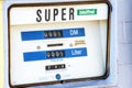 Old German gas pump Royalty Free Stock Photo