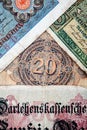 Old German money Royalty Free Stock Photo