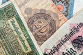 Old german money Royalty Free Stock Photo