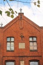 old German post office building in a small European town Royalty Free Stock Photo