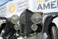 Old German race car front close up Royalty Free Stock Photo