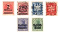 Old german stamp Royalty Free Stock Photo