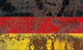 Old Germany grunge background flag