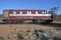 The Old Ghan Locomotive Train in Alice Springs Northern Territory