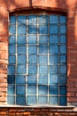 Old glass blocks in the walls Royalty Free Stock Photo