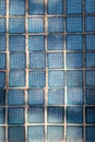 Old glass blocks in the walls Royalty Free Stock Photo